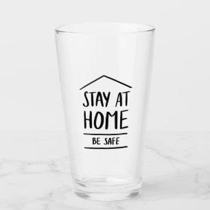 Copo De Pint Fique Em Casa Fique Seguro