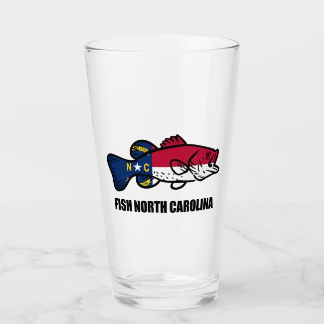 Copo De Pint Fish Carolina do Norte (Frente)