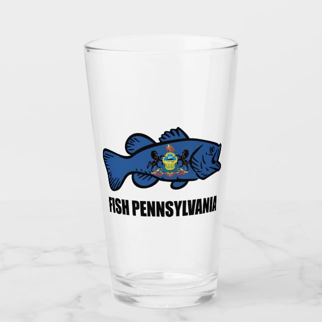 Copo De Pint Fish Pennsylvania Bass (Frente)