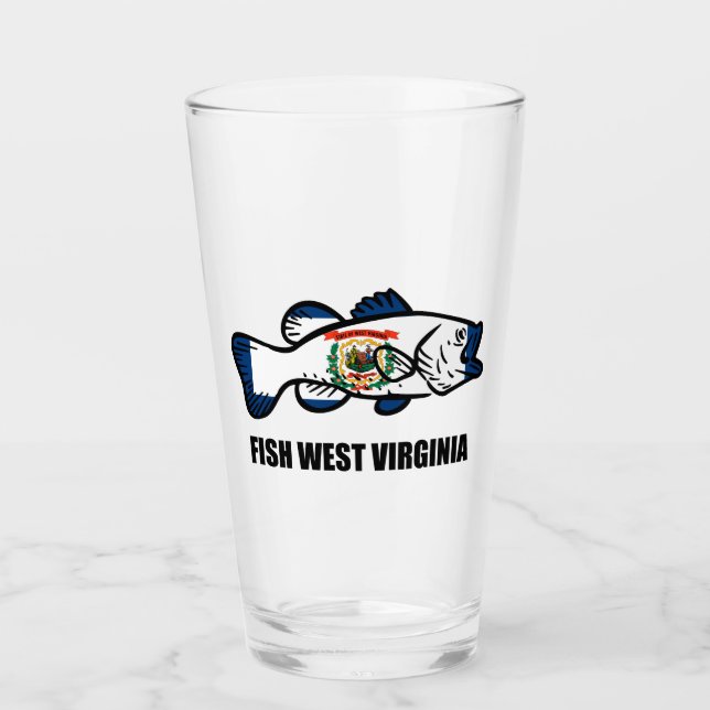 Copo De Pint Fish West Virginia (Frente)
