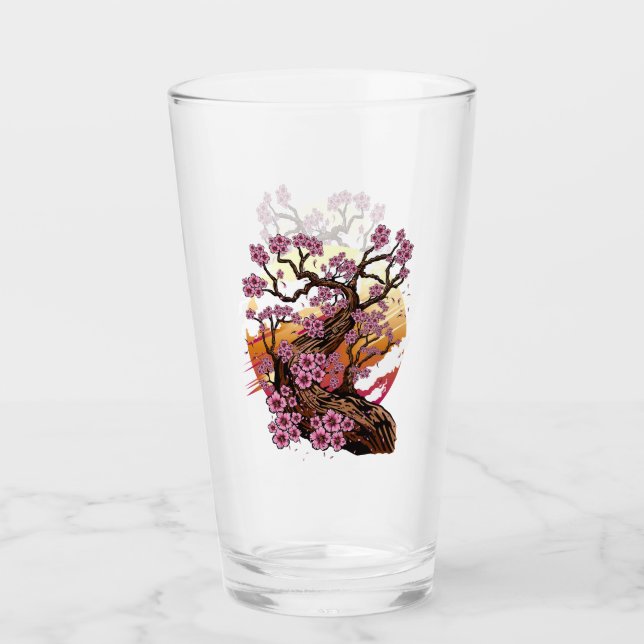 Copo De Pint Flor de Cereja Selvagem (Frente)