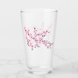 Copo De Pint Flor de Cerejeira Rosa