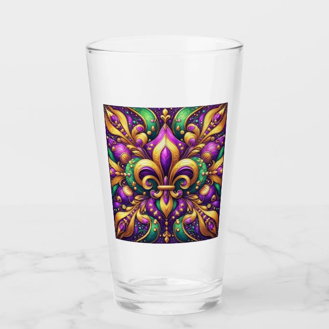 Copo De Pint flor de lis carnaval (Frente)
