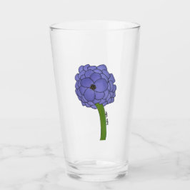 Copo De Pint Flor Roxa