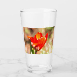 Copo De Pint Flor Vermelho