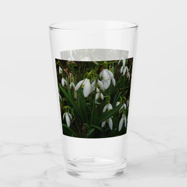 Copo De Pint Flores de primavera Brancas I (Galanthus) (Frente)