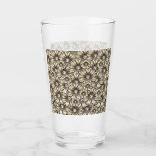 Copo De Pint Flores Diamantes Bonitas