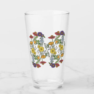 Copo De Pint Flores selvagens Tumnler