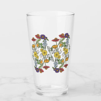 Copo De Pint Flores selvagens Tumnler
