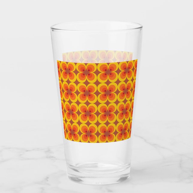 Copo De Pint Flores Trippy  (Frente)