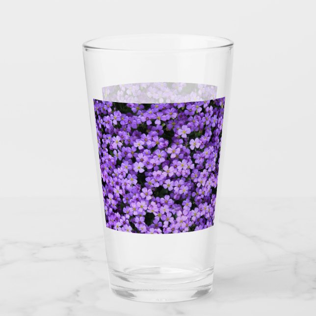 Copo De Pint Flores Violetas (Frente)