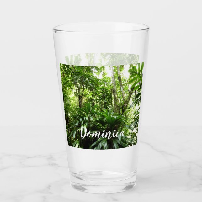 Copo De Pint Floresta Dominicana I Natureza Verde Tropical (Frente)