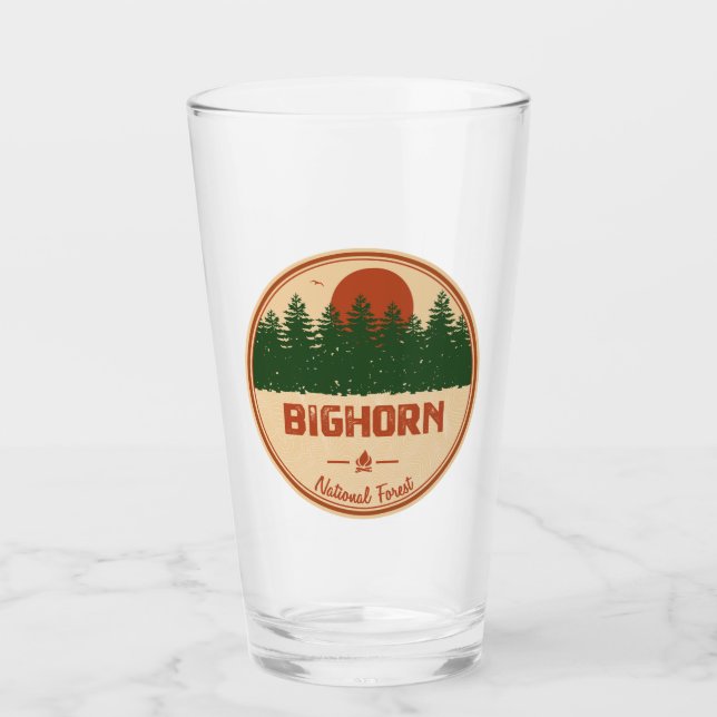 Copo De Pint Floresta Nacional de Bighorn (Frente)