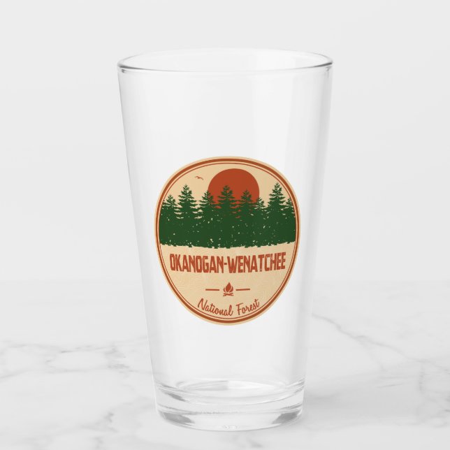 Copo De Pint Floresta Nacional de Okanogan-Wenatchee (Frente)