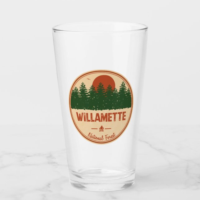 Copo De Pint Floresta Nacional de Willamette (Frente)