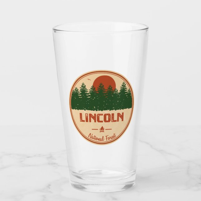 Copo De Pint Floresta Nacional Lincoln (Frente)