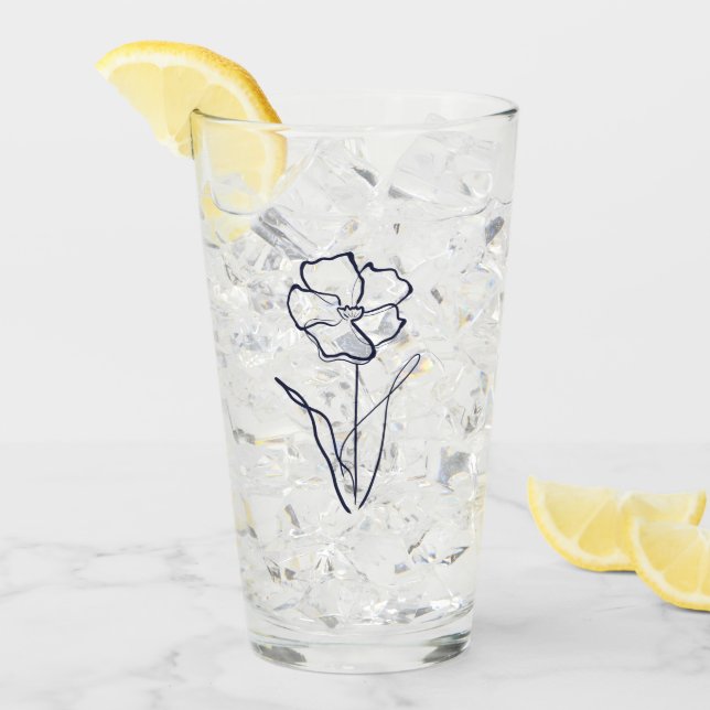 Copo De Pint Flower drawing  (Gelo frontal)