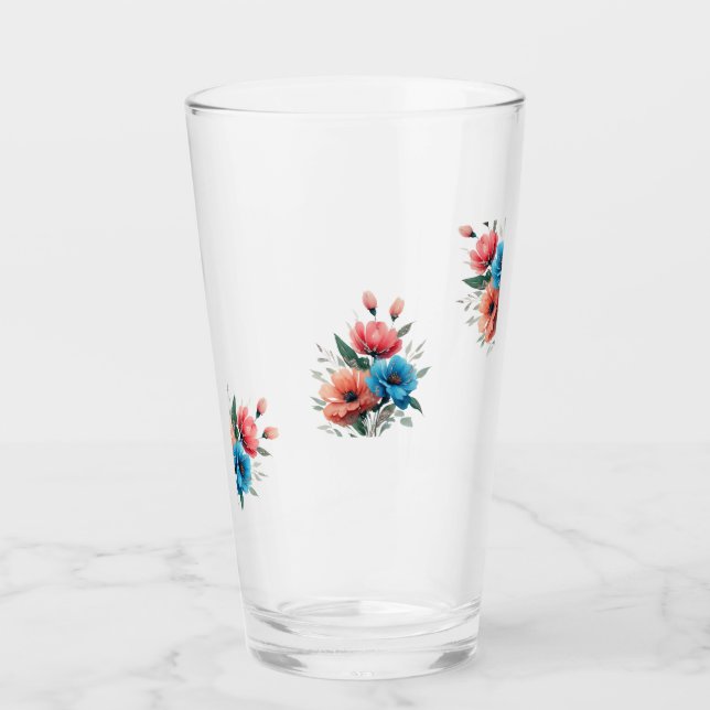 COPO DE PINT FLOWER GLASS (Frente)