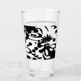 Copo De Pint Flower sketched glasses