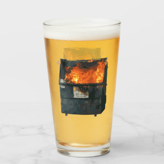 Copo De Pint Fogo no Lixo - bagunça engraçada