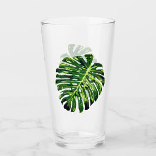 Copo De Pint Folha de Monstera Tropical - Exótica