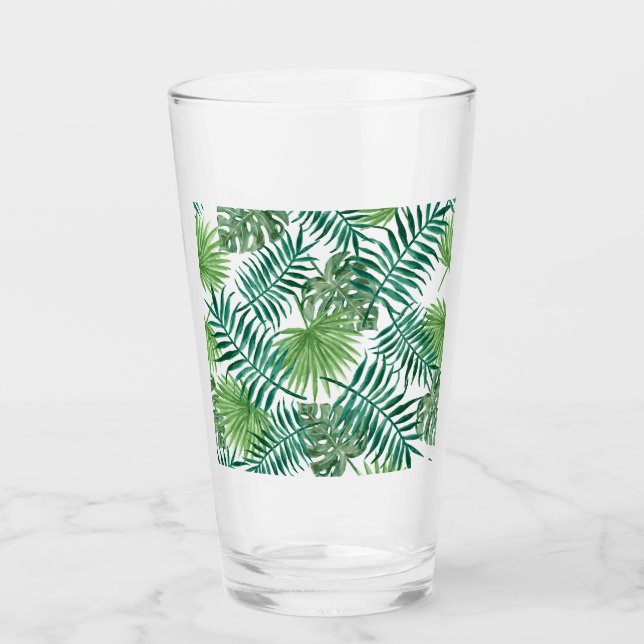 Copo De Pint Folhas Tropicais (Frente)