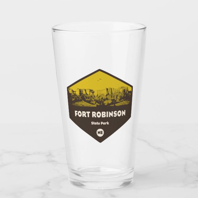 Copo De Pint Fort Robinson State Park em Nebraska (Frente)