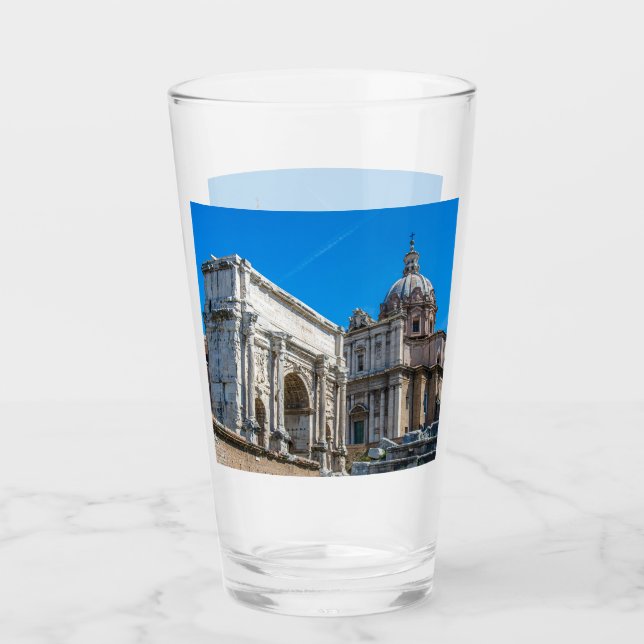 Copo De Pint Fórum Romano arruina em Roma, Itália (Frente)