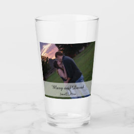 Copo De Pint Foto com Monograma