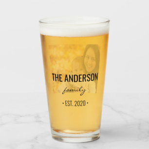 Copo De Pint Foto da família personalizada moderna