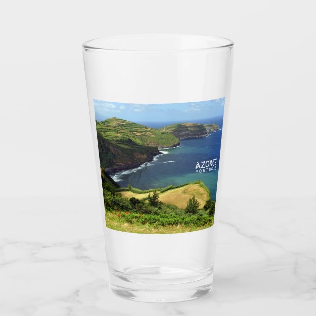 Copo De Pint Foto das ilhas Açores, Portugal (Frente)