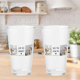 Copo De Pint Foto de Colagem Moderna Ama Sua Avó Melhor Present