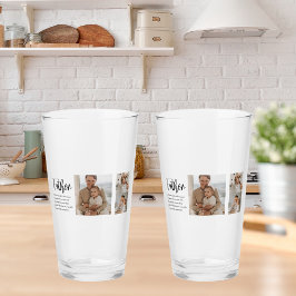 Copo De Pint Foto de Colagem Moderna com o Pai Melhor Presente