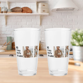 Copo De Pint Foto de Colagem Moderna | Presente de Pai