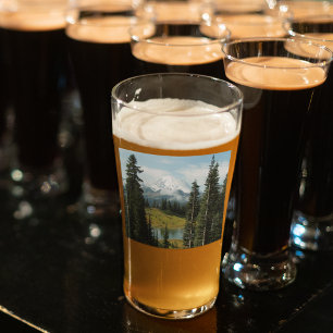 Copo De Pint Foto de paisagem do Rainier de Montagem Cênica