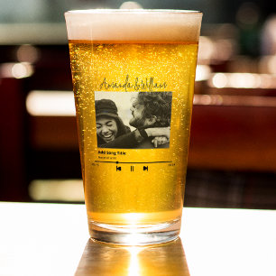 Copo De Pint Foto personalizada de música e música