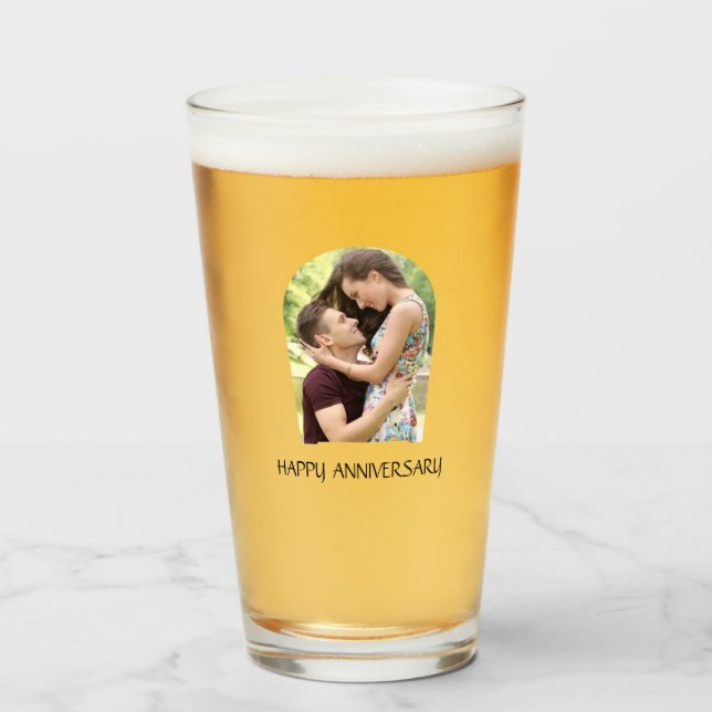 Copo De Pint Fotografia personalizada da cerveja embutida (Frente (Preenchido))