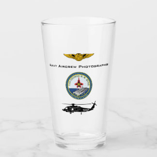 Copo De Pint Fotógrafo de Marinho USS G.H. Bush com helo 