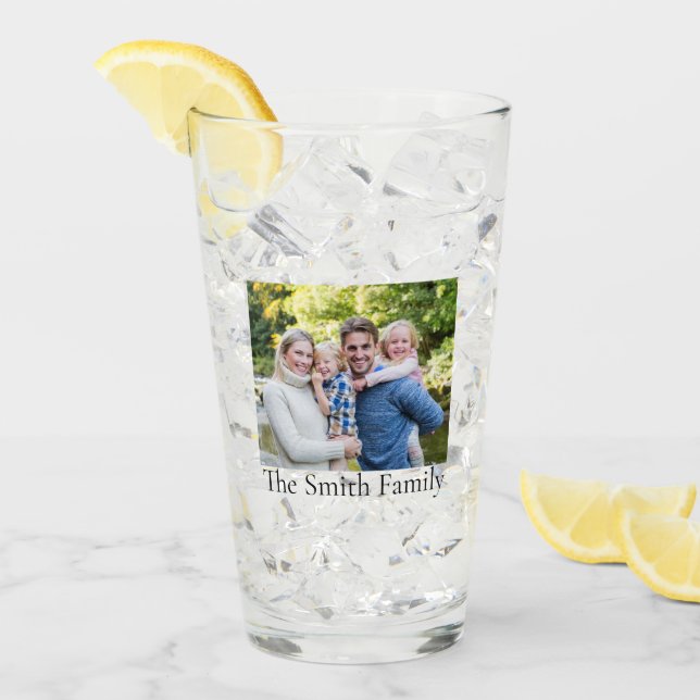 Copo De Pint Fotos Personalizadas 2 Lados  (Gelo frontal)