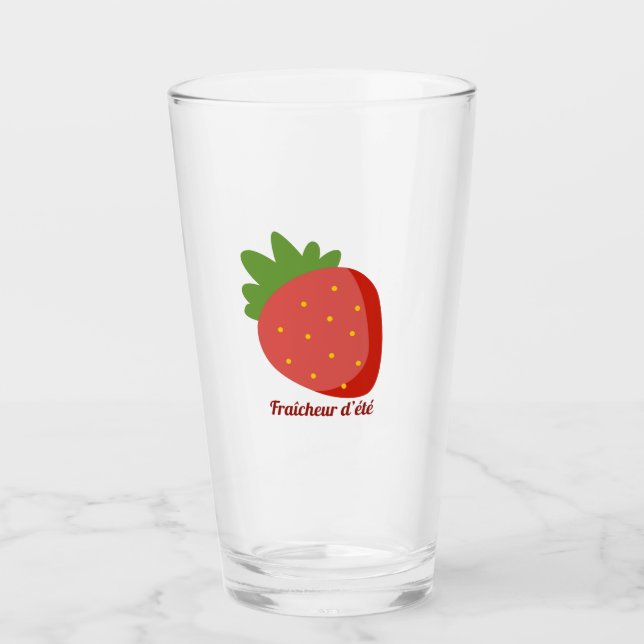 Copo De Pint Fraise Fraîcheur d'été (Frente)