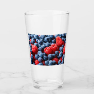 Copo De Pint Framboesas e amoras-vivas