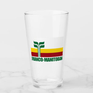 Copo De Pint Franco-Manitoban Flag