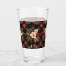 Frasco de Vidro Água com Padrão de Xadrez