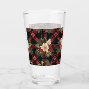 Copo De Pint Frasco de Vidro Água com Padrão de Xadrez