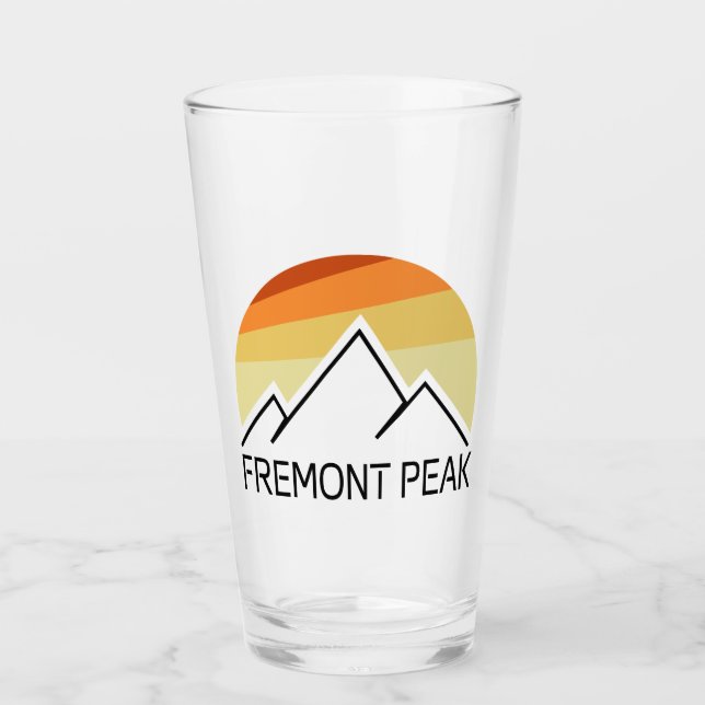 Copo De Pint Fremont Peak Wyoming Retro (Frente)