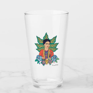 Copo De Pint Frida Kahlo Colorful Floral Graphic
