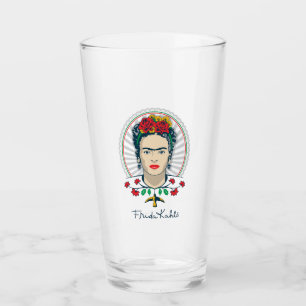Copo De Pint Frida Kahlo   Floral Vintage
