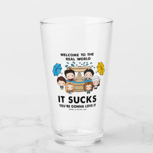 Copo De Pint FRIENDS™ Bem-vindo ao Mundo Real Chibi