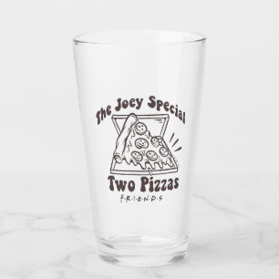 Copo De Pint FRIENDS™ Citação de Pizza do Joey