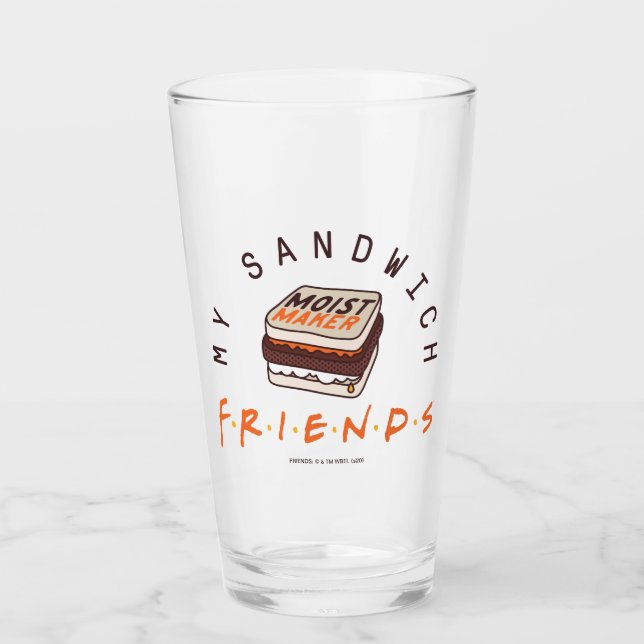 Copo De Pint FRIENDS™ | Meu Sanduíche (Frente)